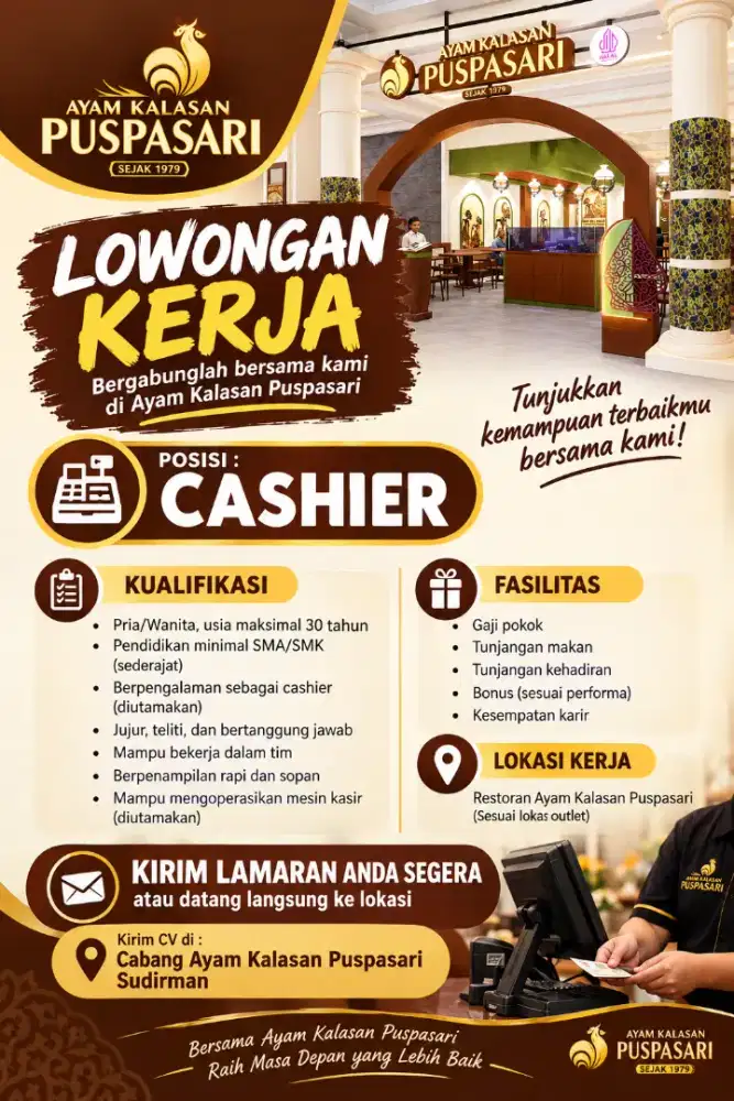 Lowongan Kerja Staff Restouran