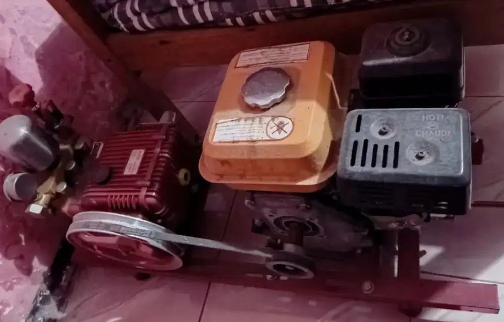Mesin steam + bonus alat salju snow wash