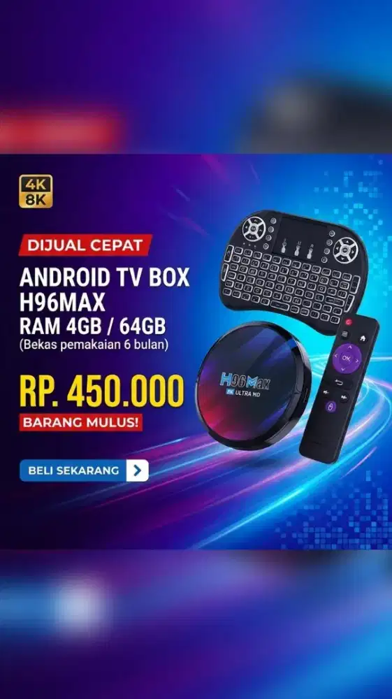Android TV box ram 4/64