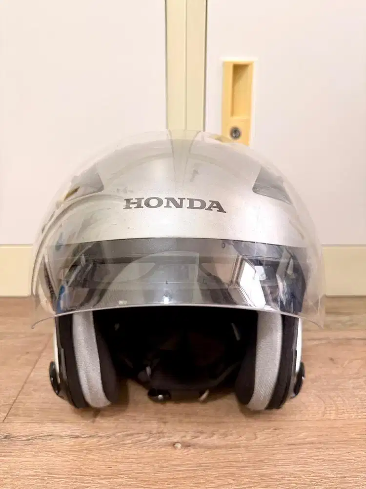Helm Honda 100% Original - Silver