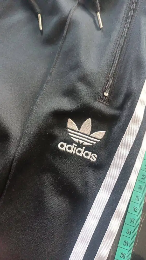 Adidas Trackpants Bunga Black White (BW) Original 100%