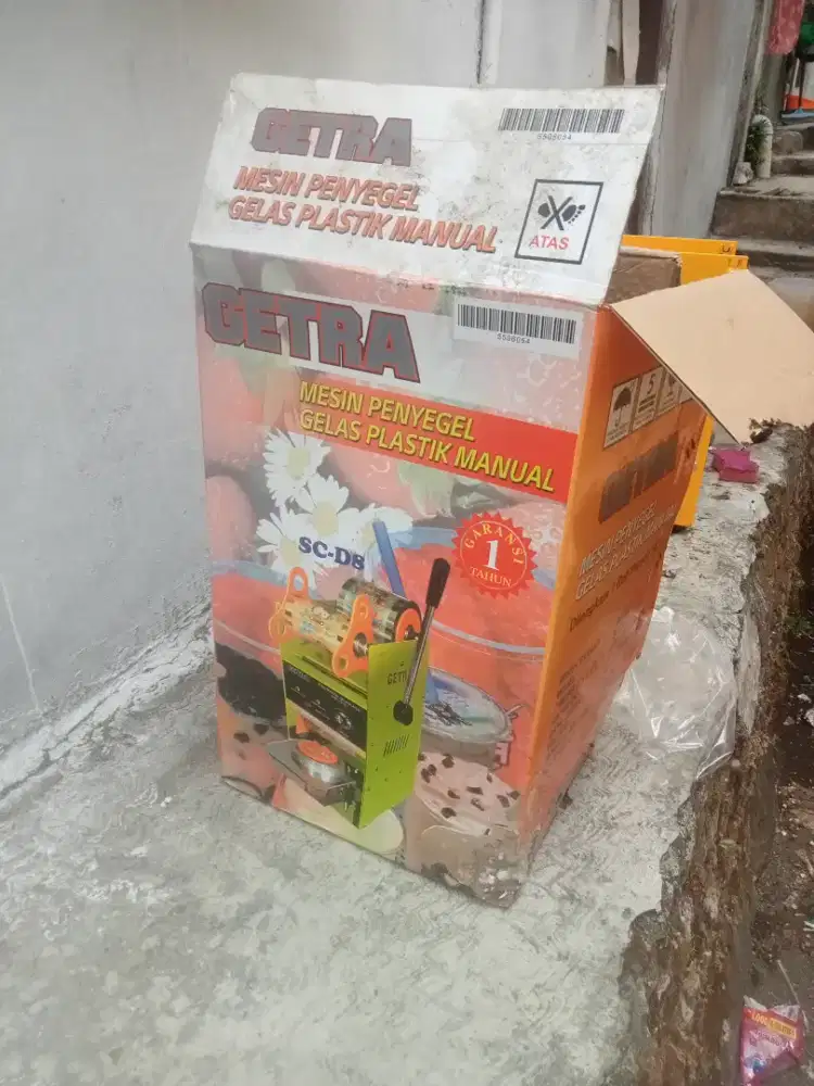 Dijual alat penyegel gelas plastik u usaha minuman teh atau jus