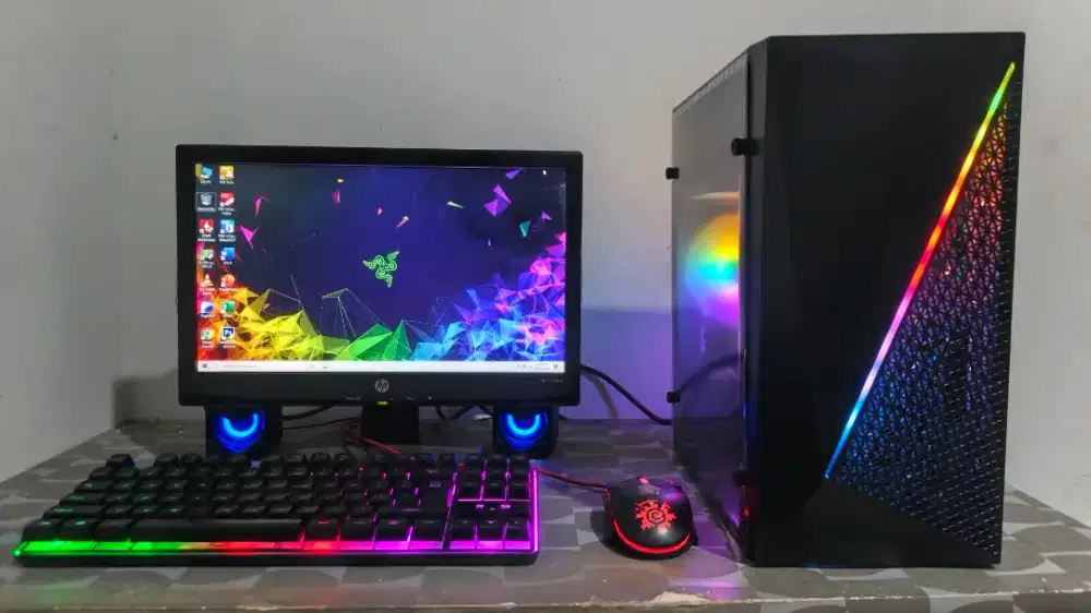 PC CPU Rakitan Game Edit Intel Core i5 3470 VGA 2GB DDR5 Full Set