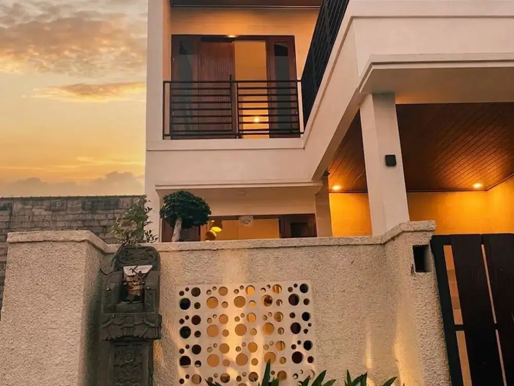 SEWA RUMAH BARU DENPASAR UTARA DEKAT LIVING WORLD