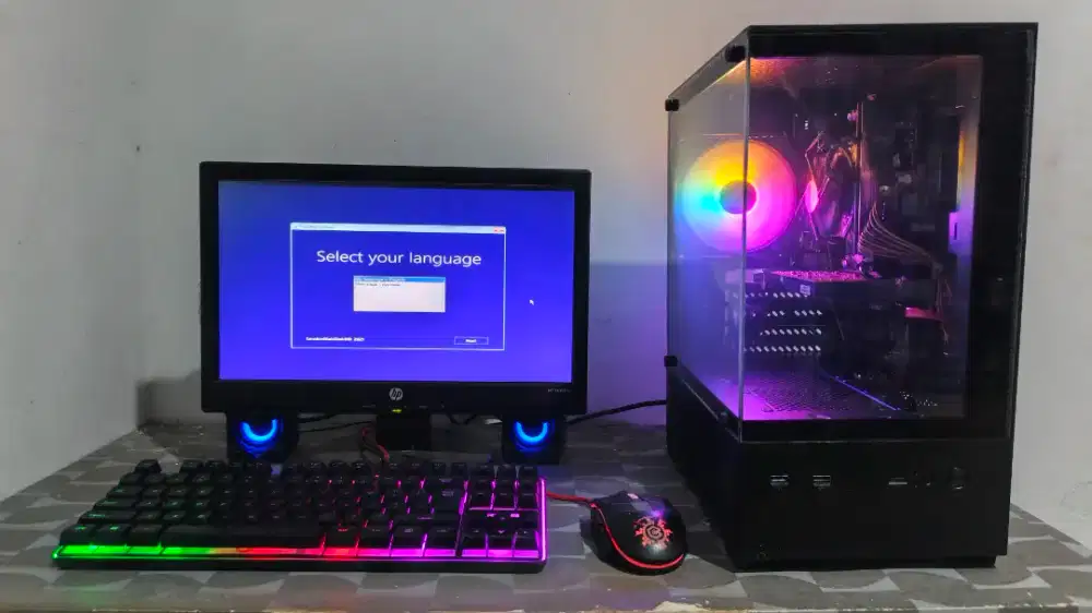 PC CPU Rakitan Game Edit Intel Core i5 4460 VGA 2GB DDR5 Full Set
