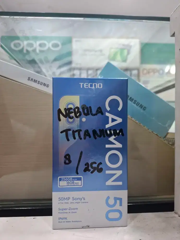 TECNO CAMON 50 8/256 NEW MURAH GARANSI RESMI