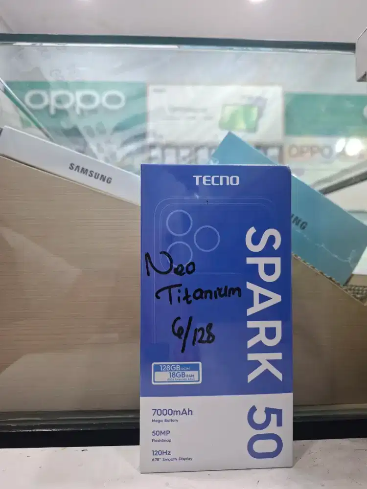 TECNO SPARK 50 6/128 NEW MURAH GARANSI RESMI