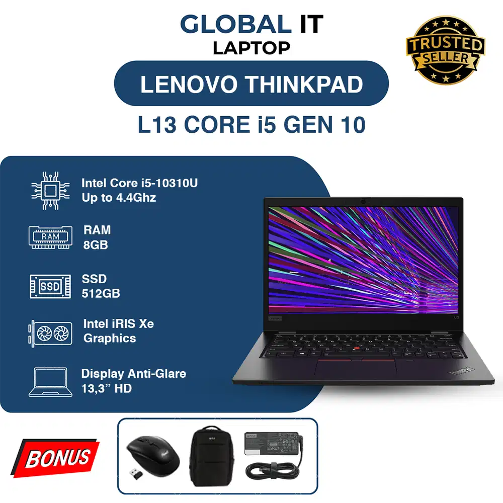 LENOVO L13 CORE i5 GEN 10 | RAM 8GB | SSD 256GB |
