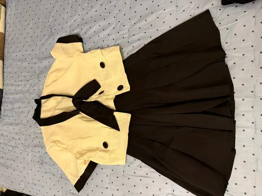 Set wanita rok celana ukuran M