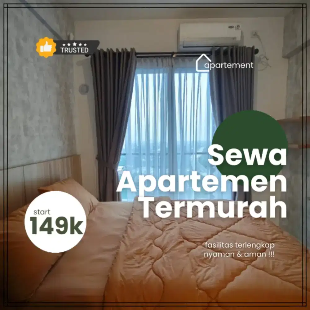 SEWA APARTEMEN SKYHOUSE BSD CITY HARIAN/TRANSIT TANGERANG TERMURAH