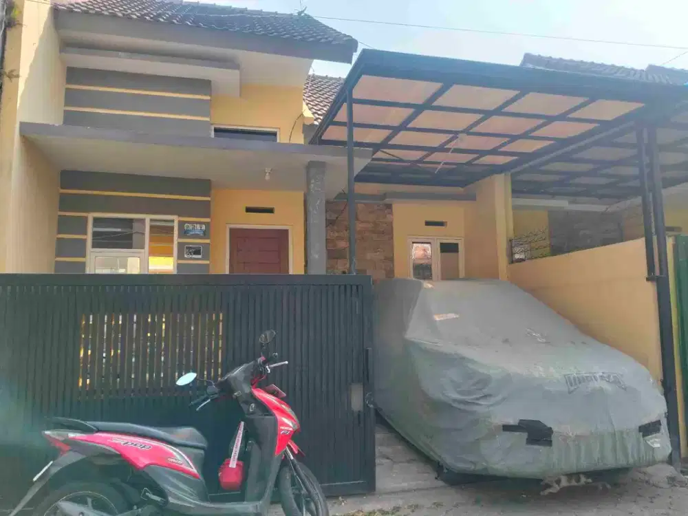 Kontrakkan 2 kamar Blimbing Malang akses mobil semi perabot