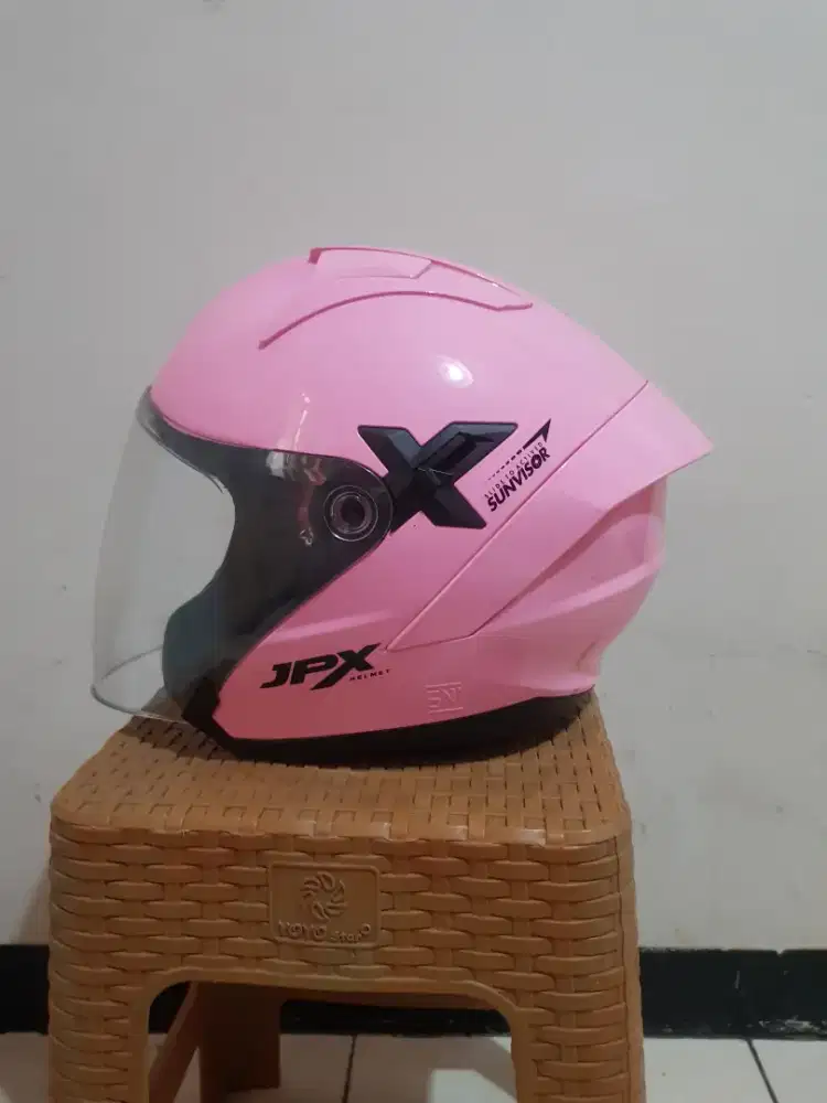 Helm JPX Nova X Half Face Double Visor