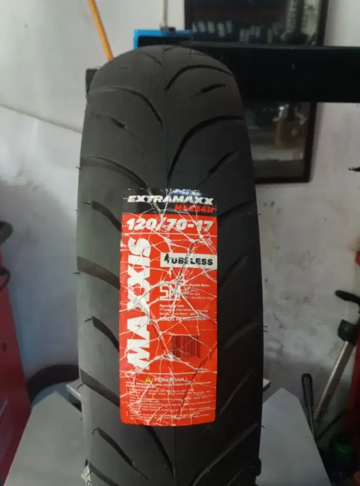 BIG SALES! Ban motor Original Maxxis Extramaxx 120/70 Ring 17 Tubeles