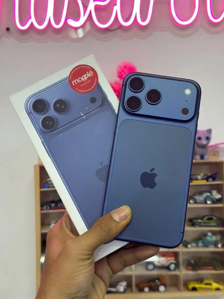 Iphone 17 promax 512gb blue second mulus resmi Dgmap