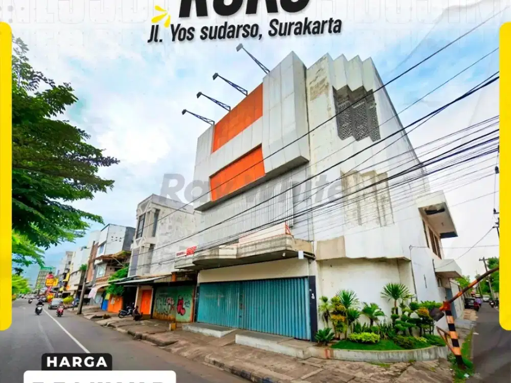 Dijual Ruko Strategis Jl. Yos Sudarso serengan Solo 5,5Milyar