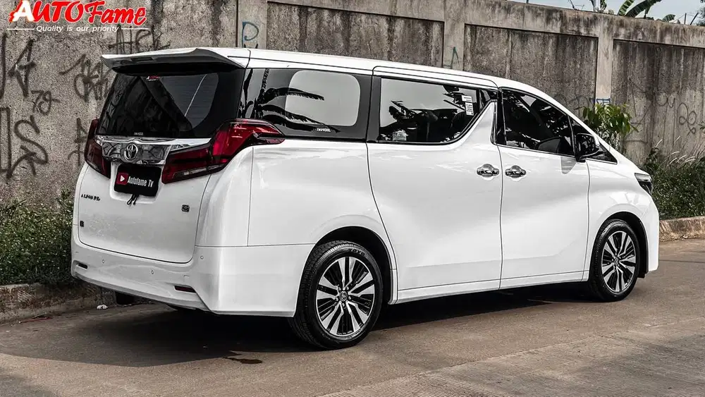 KM14RB Toyota New Alphard Facelift G ATPM TSS NIK 2021 White On Beige