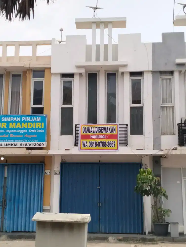 Dijual atau Disewakan Ruko 2 lantai di lokasi strategis Cilegon Timur