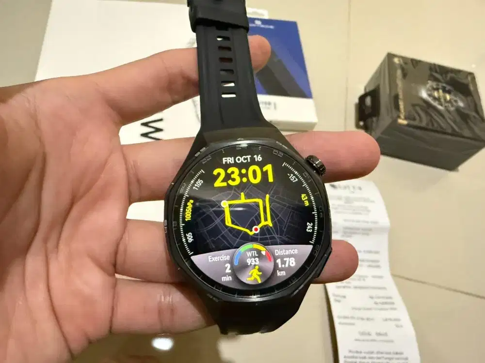 Dijual Santai Jam Tangan Keren, Huawei Watch GT 6 Pro Warna Hitam