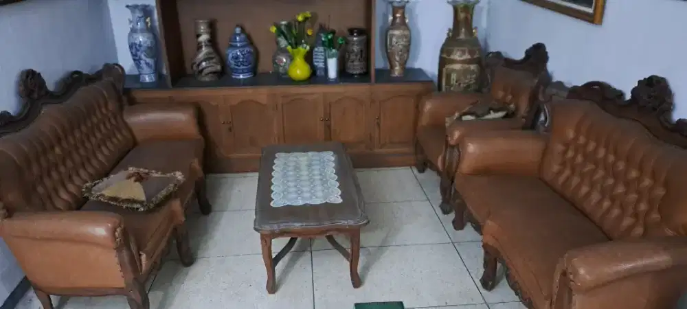 1 set meja kursi