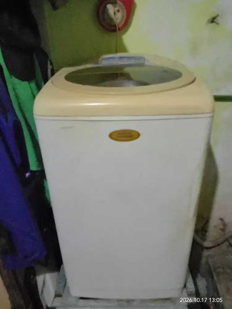 Mesin cuci 1 tabung denpoo rusak (tdk muter)