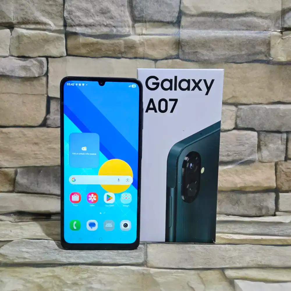 Samsung Galaxy A07 4/64 4G Green Fulset segel mulus 95%