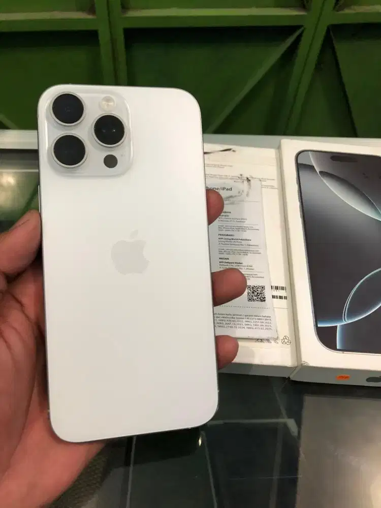 iPhone 16 Promax 256gb Resmi iBox Garansi On BH 100% Likenew Nominus