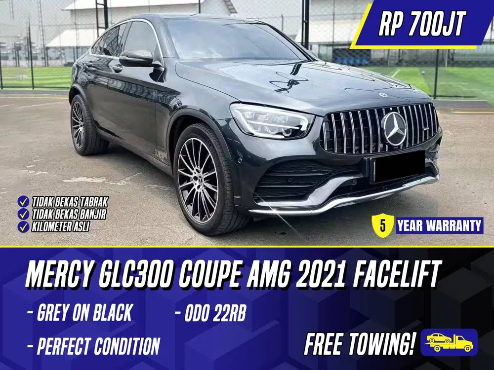 Mercedes Benz GLC300 Coupe AMG 2021 NIK 2020 Grey Mercy Facelift