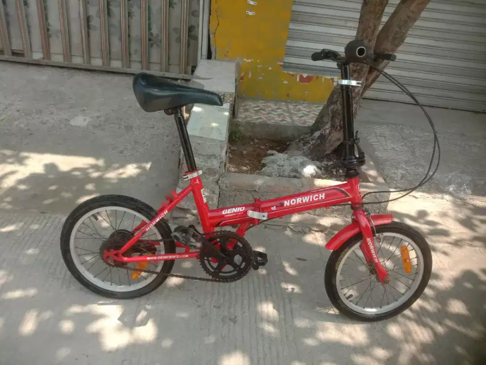 Sepeda lipat genio norwich rims 16.inch single