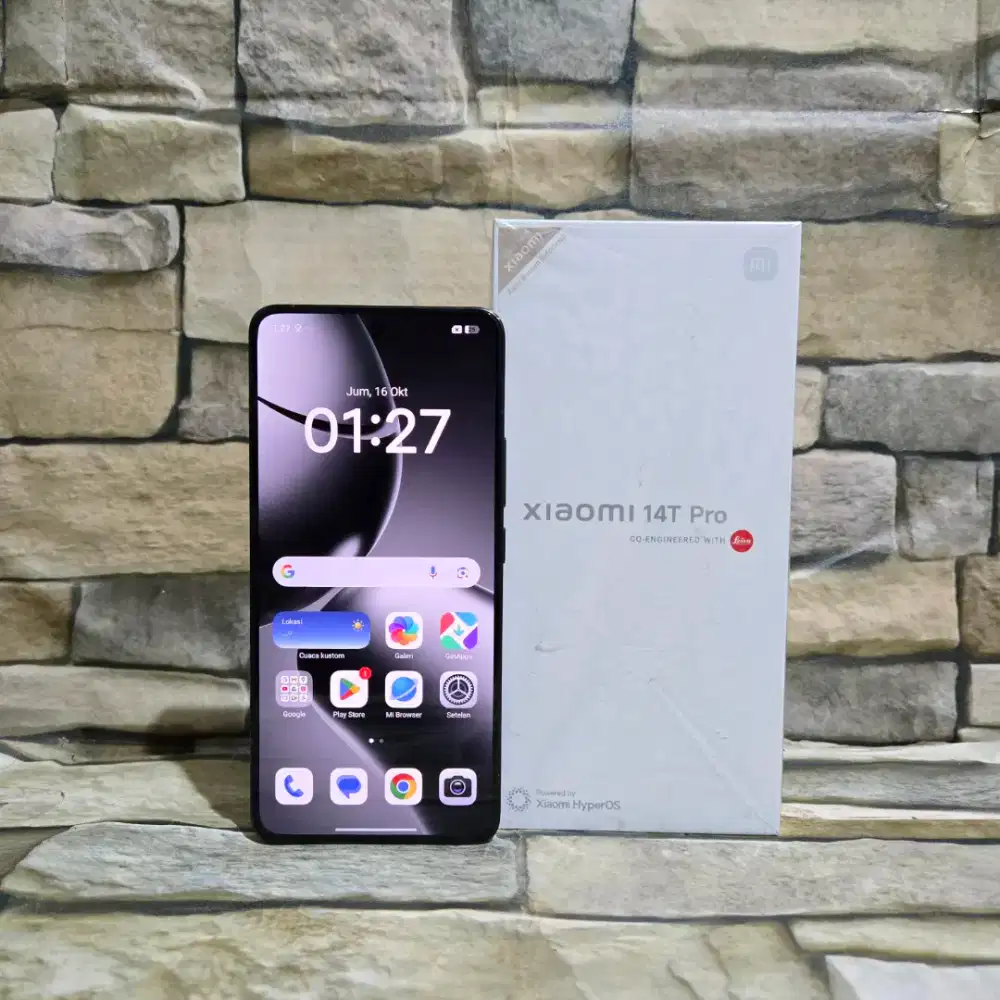 Xiaomi 14T Pro 12/512 5G Black Fulset segel mulus 95%