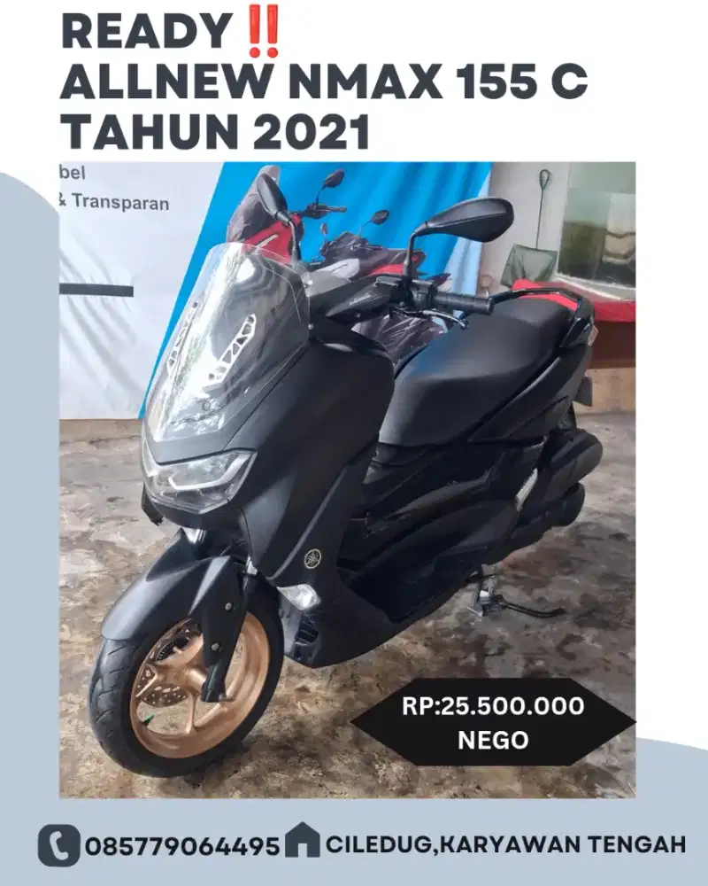 (A) Yamaha New Nmax 155 Keyless tahun 2021