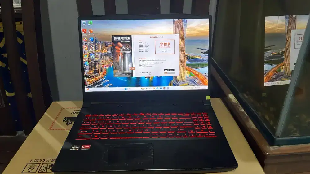 MSI BRAVO 15 B5DD RYZEN 5 5600H RX 5500M RAM 8GB SSD 512GB