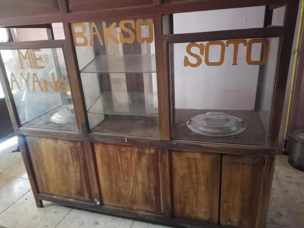 Dijual Grobak Bakso/ Mie Ayam (Kayu Jati)