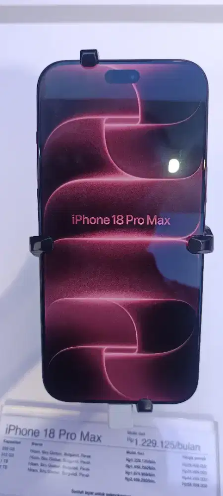 IPHONE 18 PRO MAX 256 GB/512 GB/1 TB/2 TB