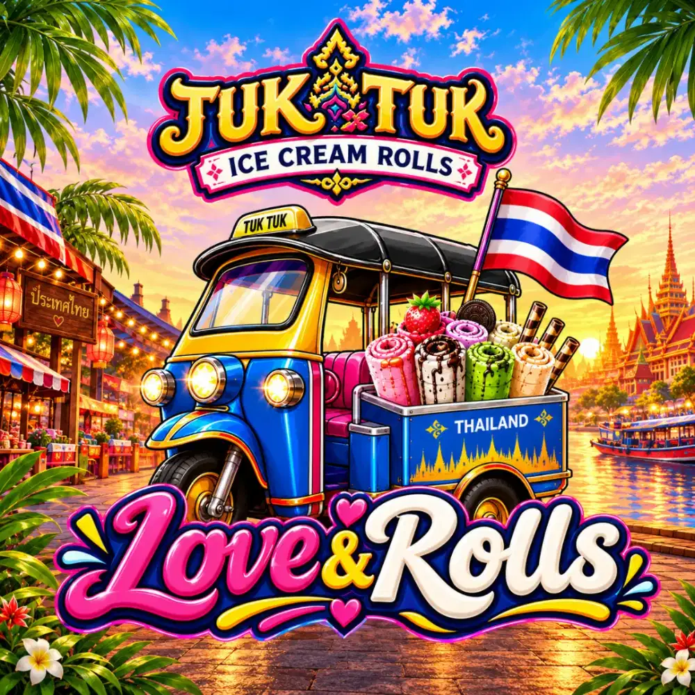 Pegawai/Pembuat Ice cream rolls