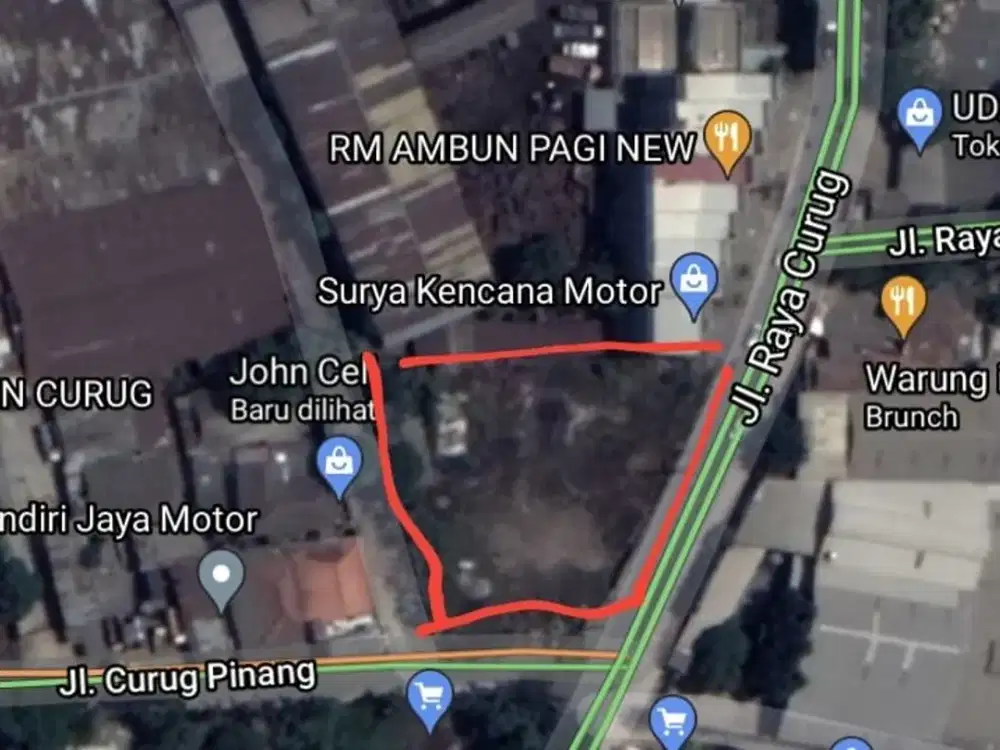 DIJUAL/DISEWAKAN KAVLING KOMERSIAL    HARGA MENARIK CIAMIK & LANGKA Tangerang CURUG
