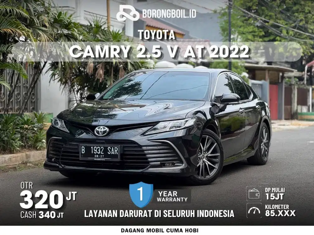 TERMURAH DP 15 JT || TOYOTA ALL NEW CAMRY 2.5 V AT 2022 HITAM METALIK