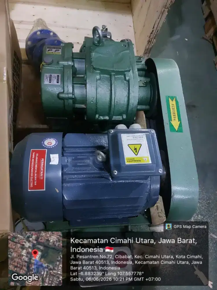 Roots Blower 5.5kW Packibg Utuh 2 Unit , Cimahi