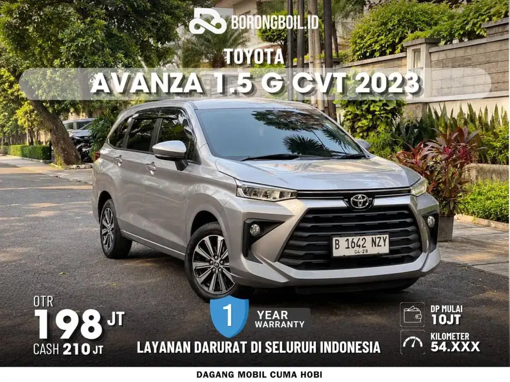 NEW TOYOTA AVANZA G 1.5 AT 2023 SILVER FULLSET ISTIMEWA LIKE NEW
