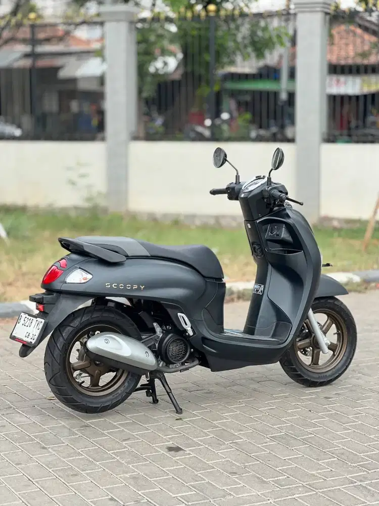 KM LOW! HONDA SCOOPY 110 PRESTIGE HITAM 2025 PAJAK PANJANG RASA BARU