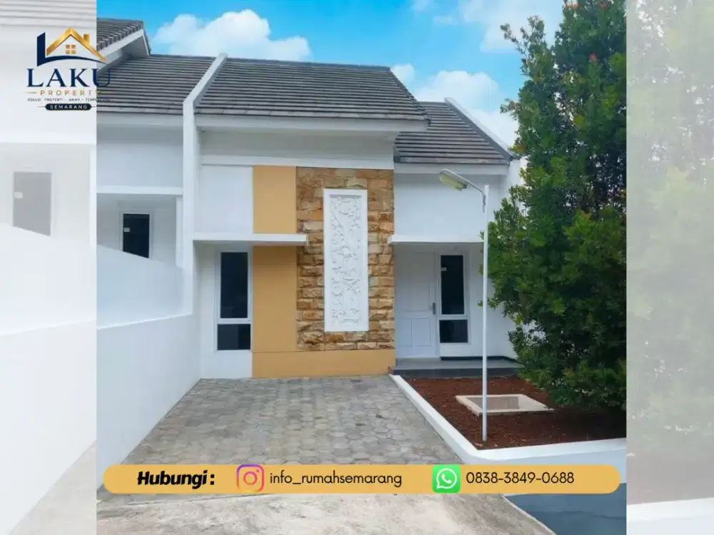Rumah Baru Gedanganak Ungaran Tanah Lega Siap Huni Dekat Exit Tol Ungaran