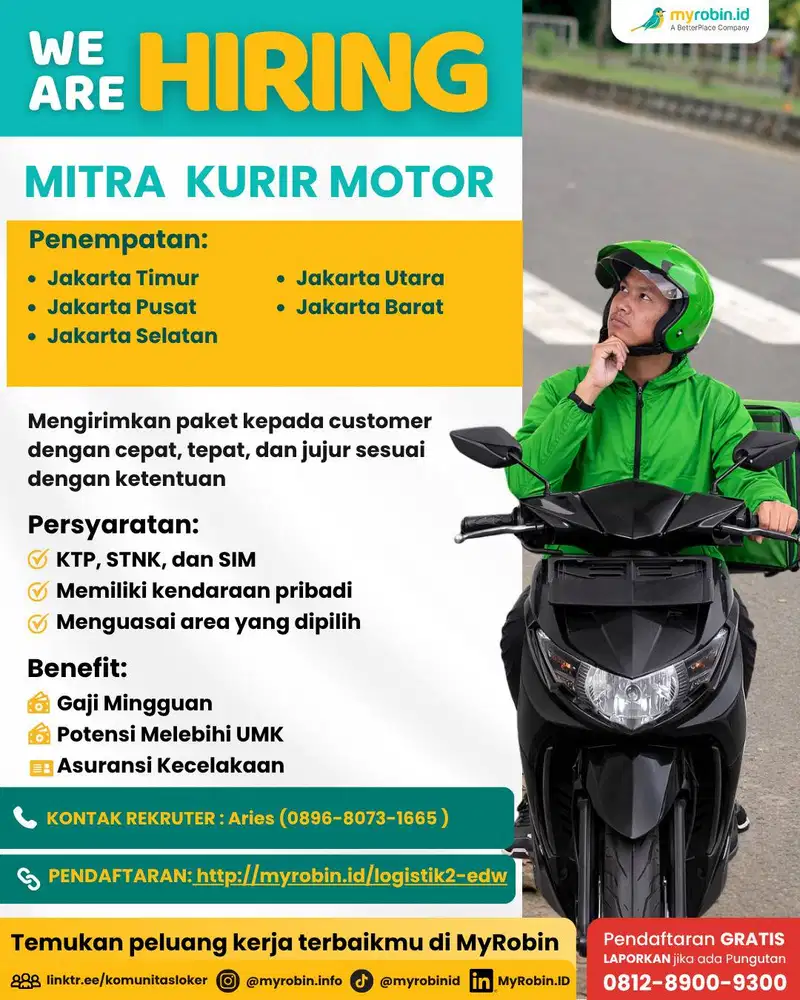 Lowongan kerja Kurir GTL