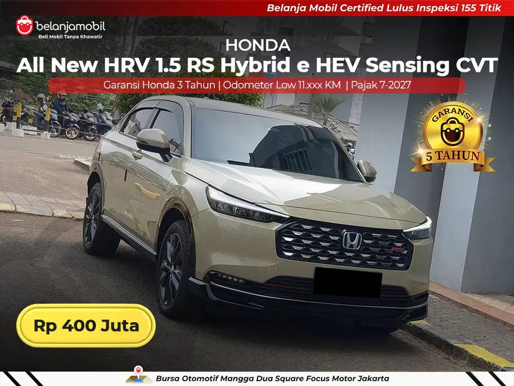 [GARANSI 5THN] Honda HRV HR-V HR V 1.5 RS Hybrid e HEV 2024/2025/2026