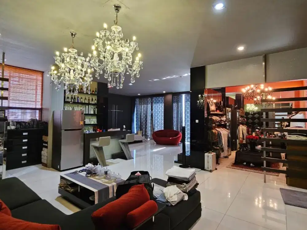 HARGA TURUN! VILLA HOOK MEWAH FULL FURNISH DI CEMARA ASRI