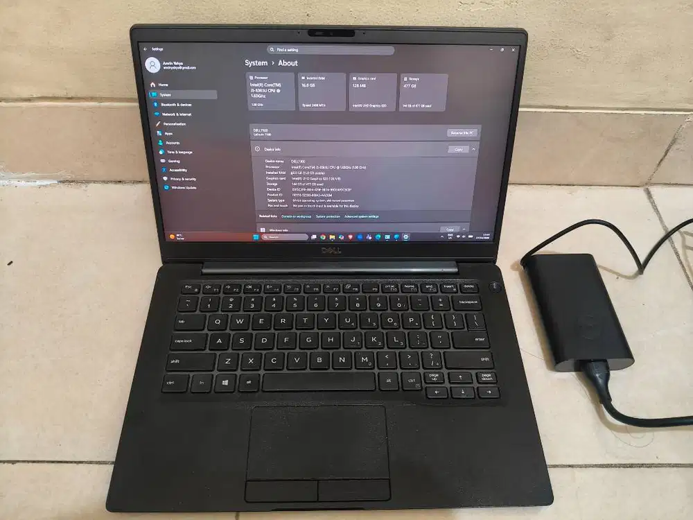 Dell Latitude 7300 Core i5 8365u RAM 16GB SSD 512GB Ultrabook Slim