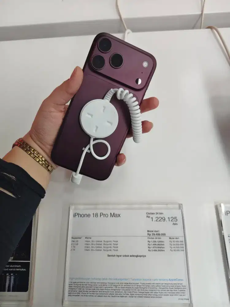 Promo cicilan Pakai Home Credit Iphone 18 Pro Max 256GB
