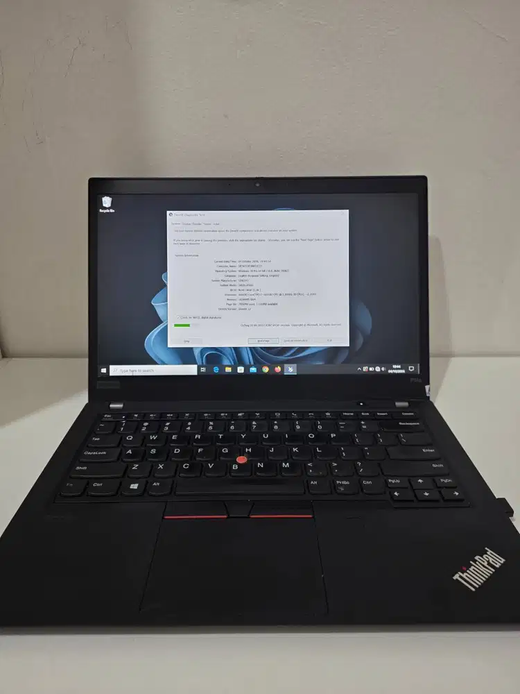 Laptop Lenovo Thinkpad P14s core i7-1051U CPU 1.80GHz 16GB