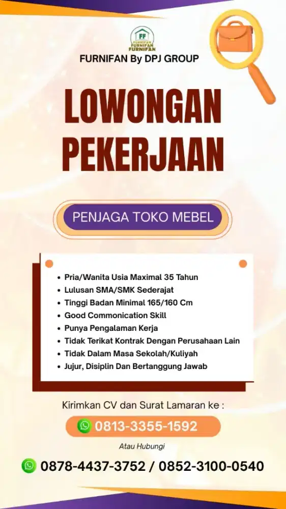 Loker Penjaga Toko kasur & lemari