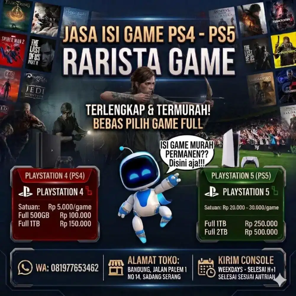 Isi Game PS4 - PS5
