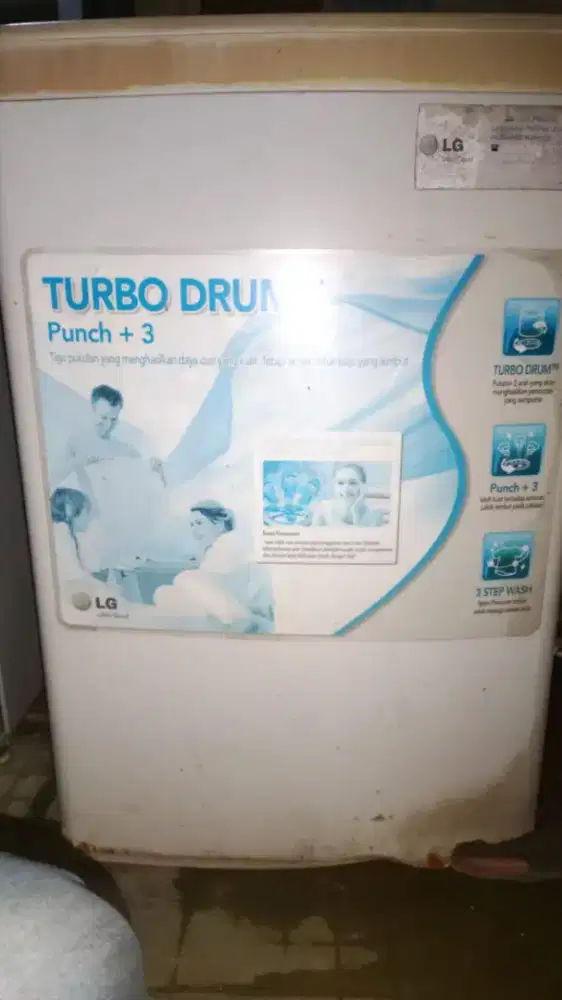 Jual mesin cuci LG Turbo Drum 500.000