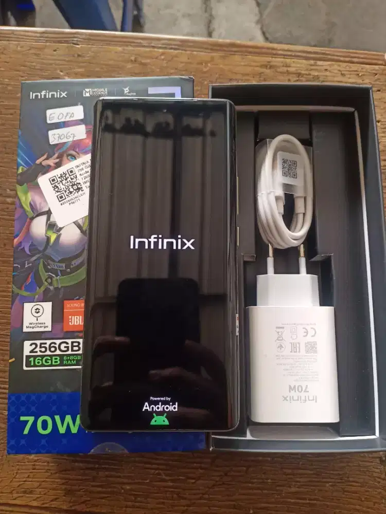 infinix not 40pro 8/256kondisi 95% gres lengkap full ory